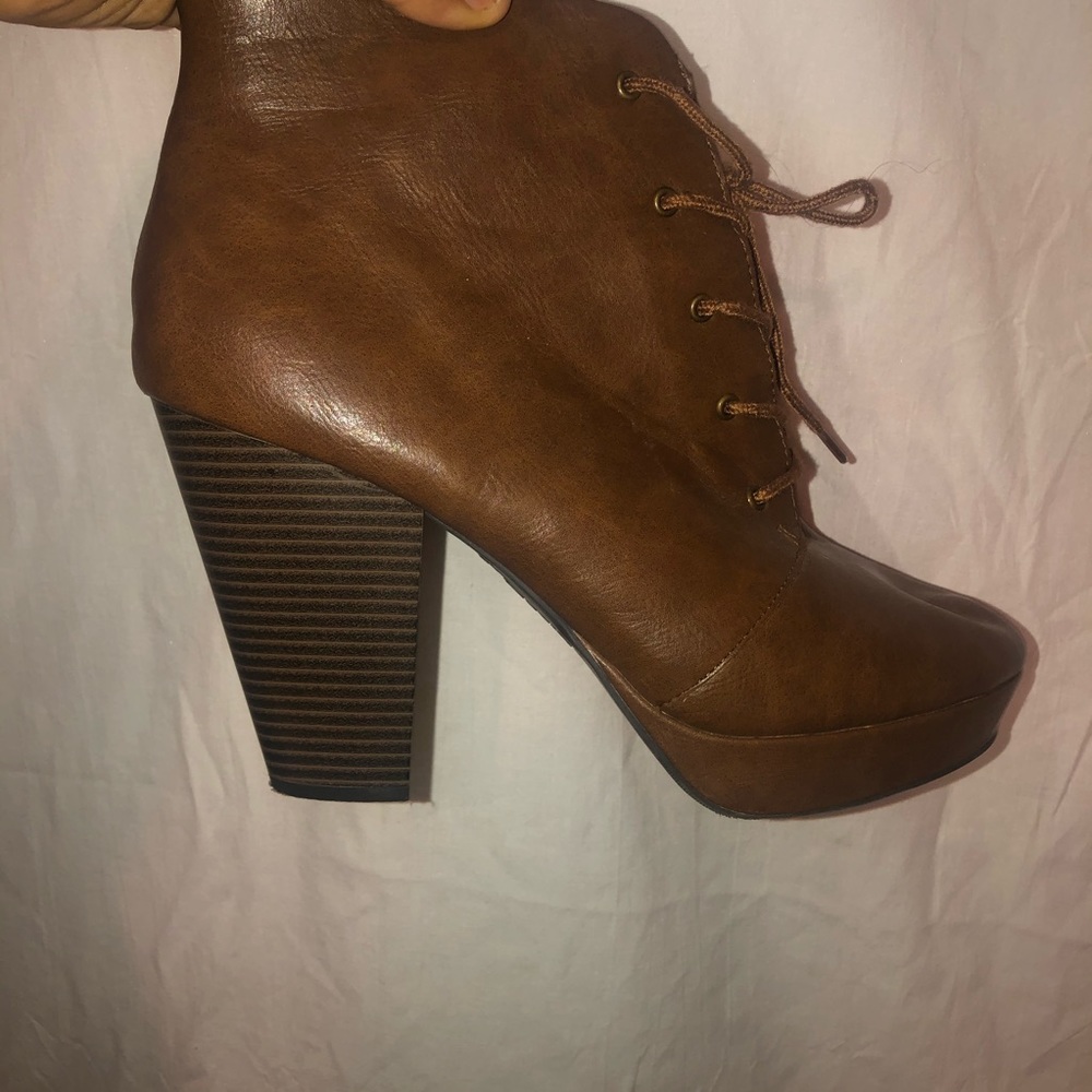 Brown booties